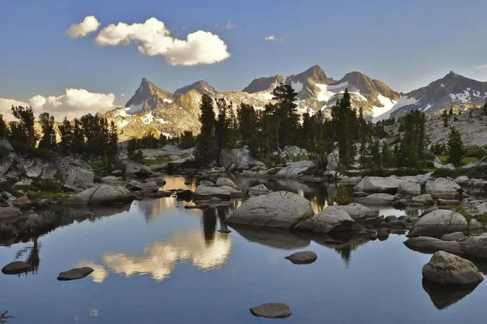 Framed Print : Ritter Range, Ansel Adams Wilderness