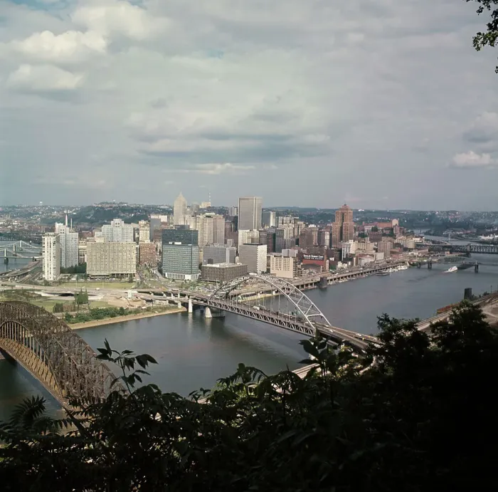 Framed Print : River And Bridges, Point Of Pittsburgh Framed Print : River And Bridges, Point Of Pittsburgh