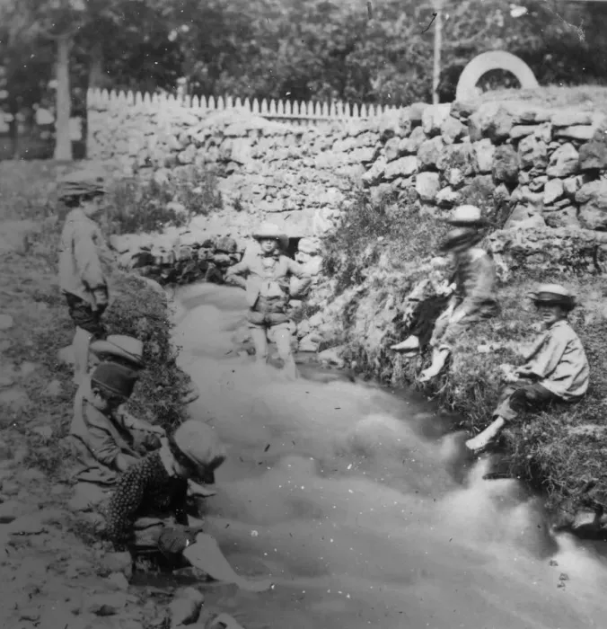 Framed Print : River Children Framed Print : River Children