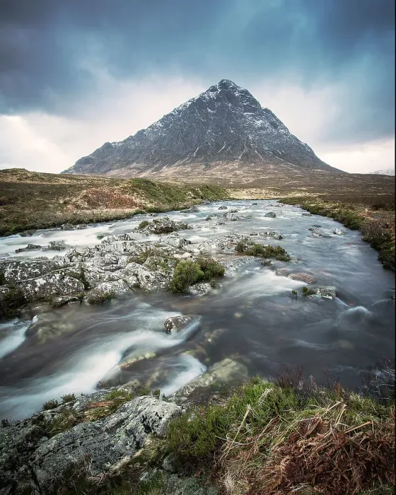 Framed Print : River Coupall & Buchaille Etive Mor Framed Print : River Coupall & Buchaille Etive Mor