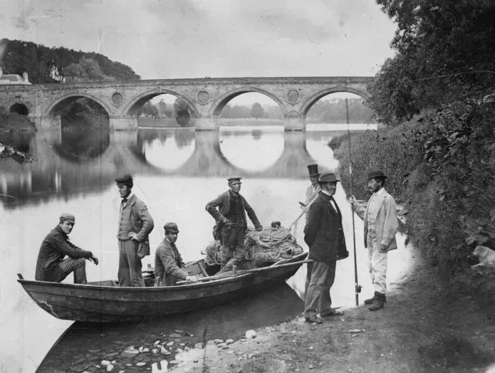 Framed Print : River Fishermen Framed Print : River Fishermen