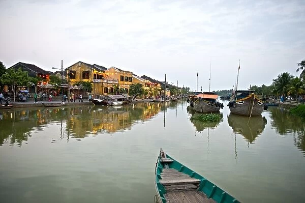 River of Hoi An Quang Nam Province Vietnam