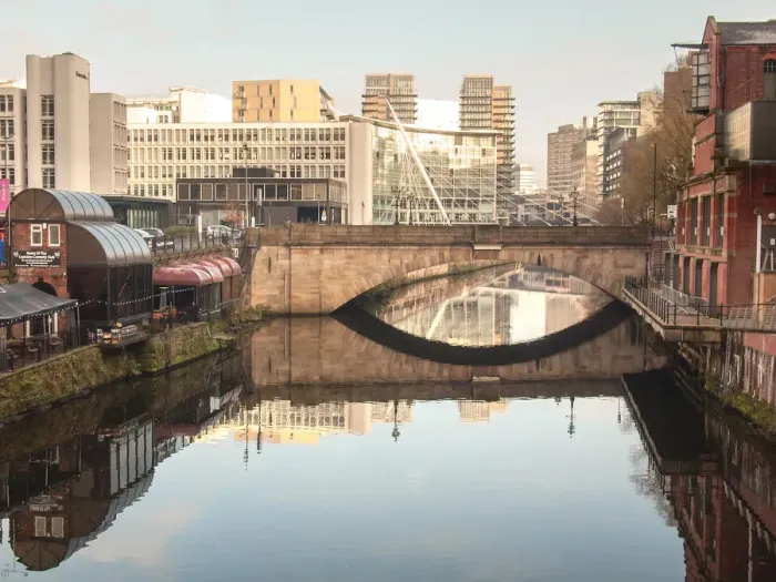 Framed Print : River Irwell in Manchester Framed Print : River Irwell in Manchester