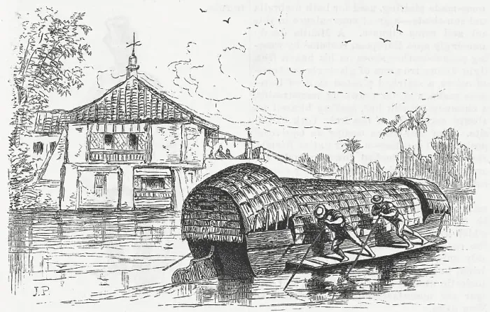 Framed Print : River Scene in Manila Framed Print : River Scene in Manila