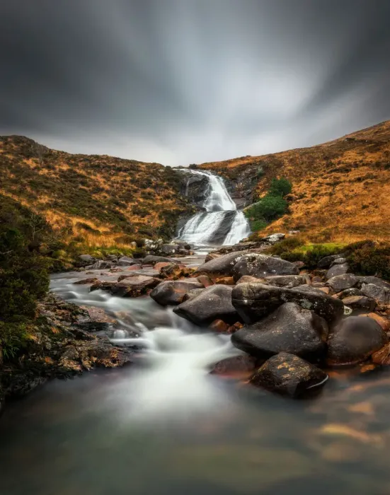 Framed Print : River Sligachan Waterfall Framed Print : River Sligachan Waterfall