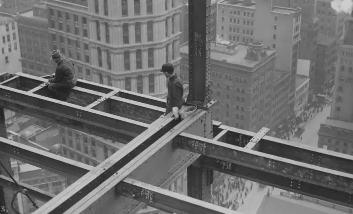 Framed Print : Riveting Girders Framed Print : Riveting Girders
