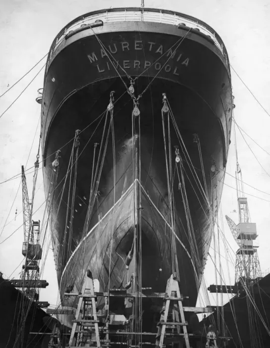 Framed Print : RMS Mauretania Framed Print : RMS Mauretania
