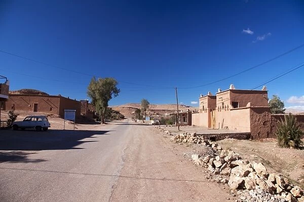 Road in Ait Ben Haddou, Morocco