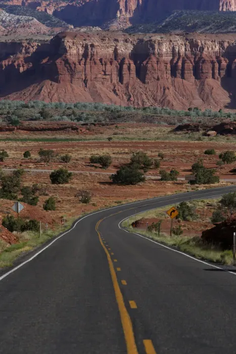 Framed Print : Road through the Capitol Reef National Park, Utah, USA Framed Print : Road through the Capitol Reef National Park, Utah, USA