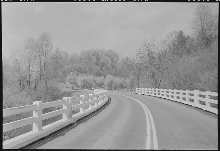 Framed Print : Road Crossing Tye River Framed Print : Road Crossing Tye River