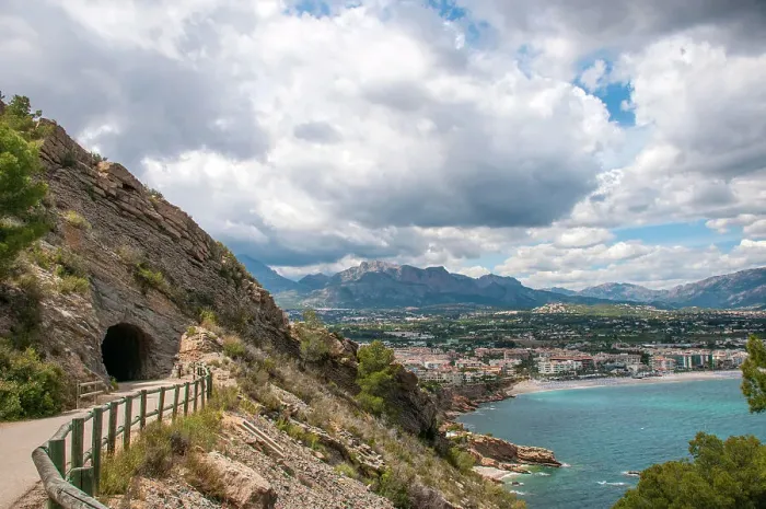 Framed Print : Road leading from El Faro Lighthouse, Serra Gelada Natural Park, Albir, Alicante, Spain Framed Print : Road leading from El Faro Lighthouse, Serra Gelada Natural Park, Albir, Alicante, Spain
