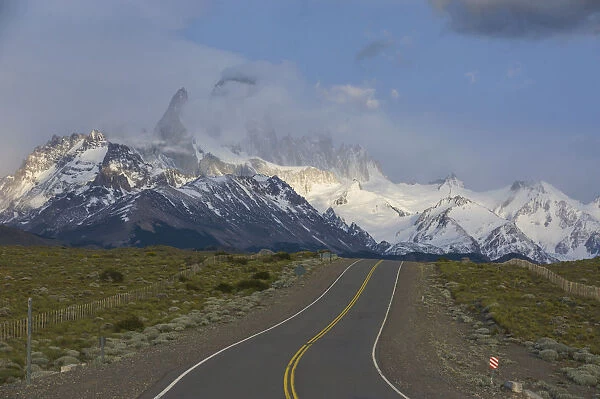 Road leading to Mount Fitzroy, Patagonia, Argentina