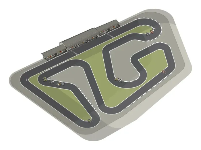 Framed Print : Road racing track Framed Print : Road racing track