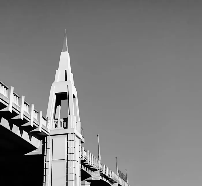 Framed Print : Road Steeple