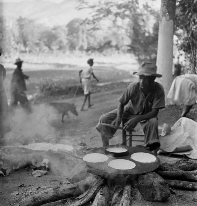 Framed Print : Roadside Cook Framed Print : Roadside Cook
