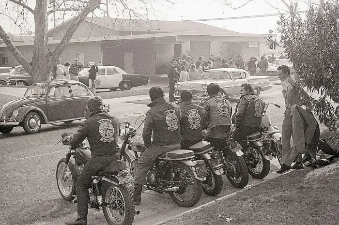 Framed Print : Roaming Saints on Parked Motorcycles Framed Print : Roaming Saints on Parked Motorcycles