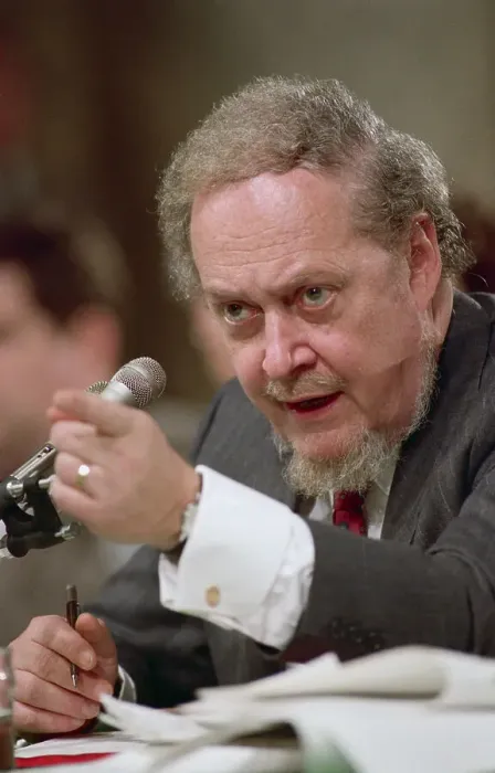 Framed Print : Robert Bork Speaking at Confirmation Hearing Framed Print : Robert Bork Speaking at Confirmation Hearing