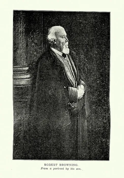 Framed Print : Robert Browning, an English poet and playwright, 1812 to 1889 Framed Print : Robert Browning, an English poet and playwright, 1812 to 1889