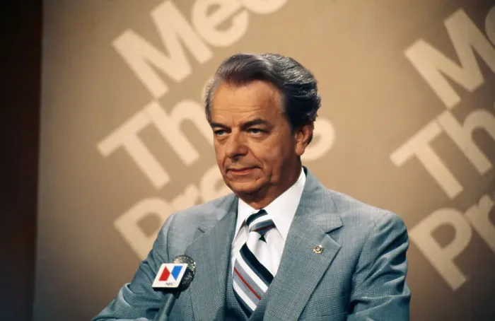 : Robert Byrd at Microphone : Robert Byrd at Microphone