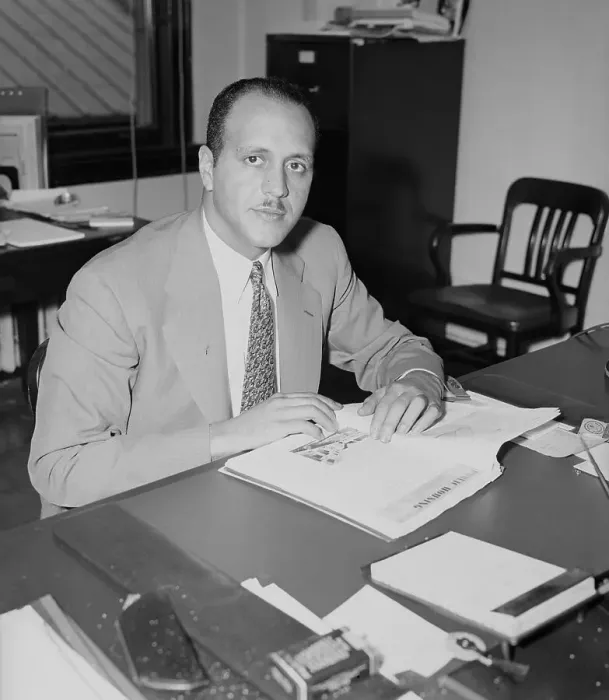 Framed Print : Robert C. Weaver Sitting at Desk Framed Print : Robert C. Weaver Sitting at Desk