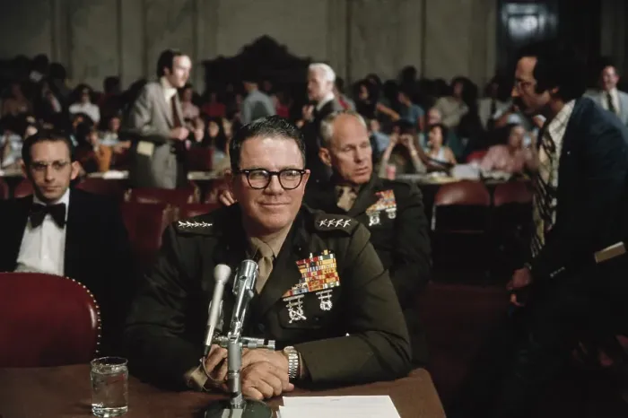 Framed Print : Robert Cushman Testifying at Senate Watergate Committee