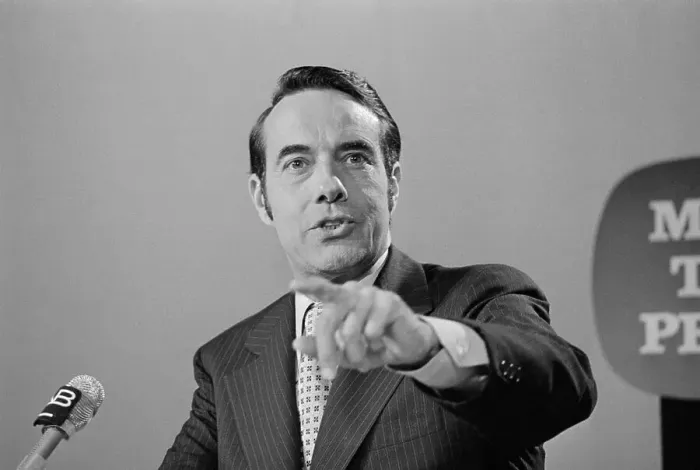 Framed Print : Robert Dole Pointing His Finger Framed Print : Robert Dole Pointing His Finger