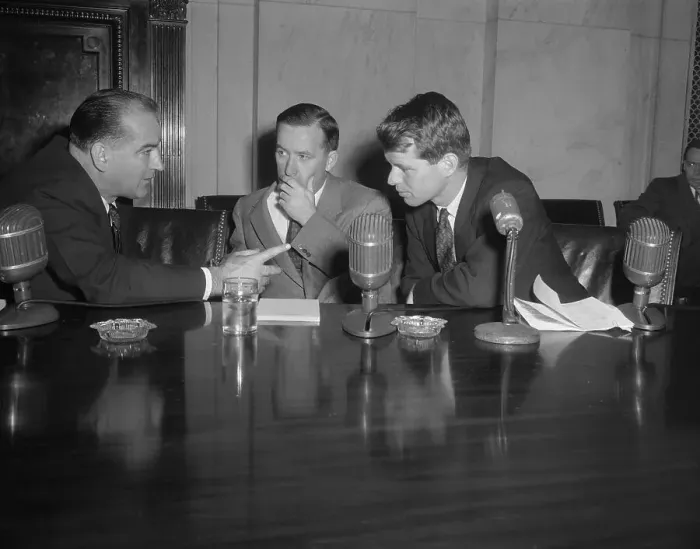 Framed Print : Robert F. Kennedy with Others Framed Print : Robert F. Kennedy with Others