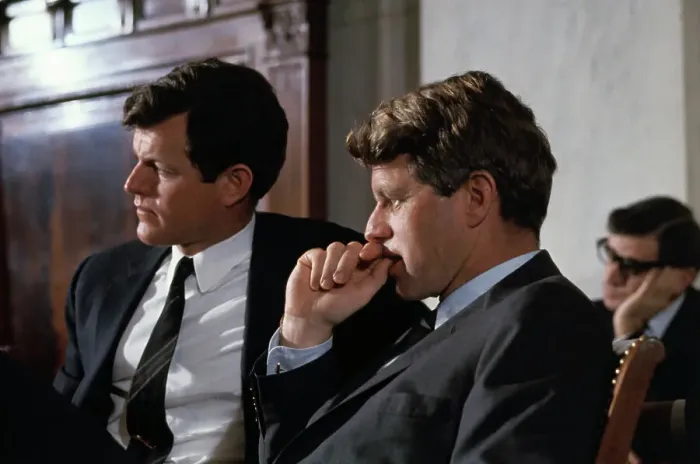 Framed Print : Robert F. Kennedy and Edward Kennedy Framed Print : Robert F. Kennedy and Edward Kennedy