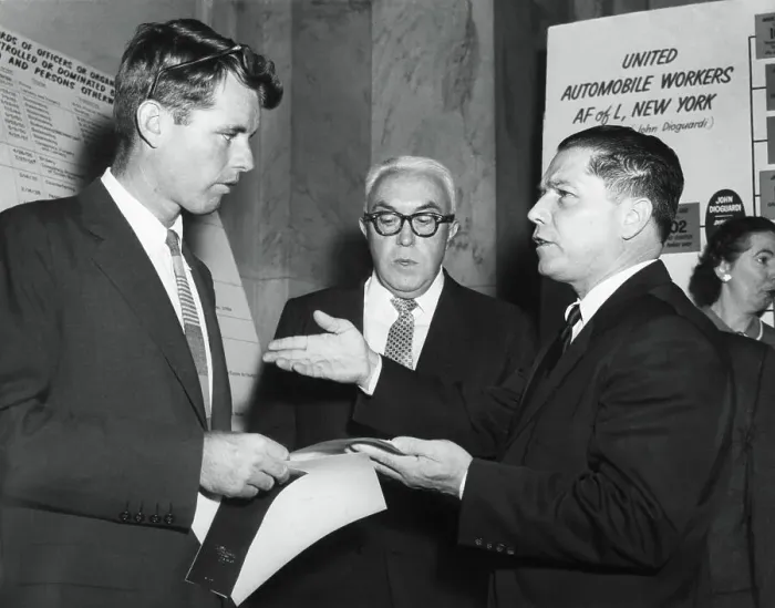 Framed Print : Robert F. Kennedy and Jimmy Hoffa Framed Print : Robert F. Kennedy and Jimmy Hoffa