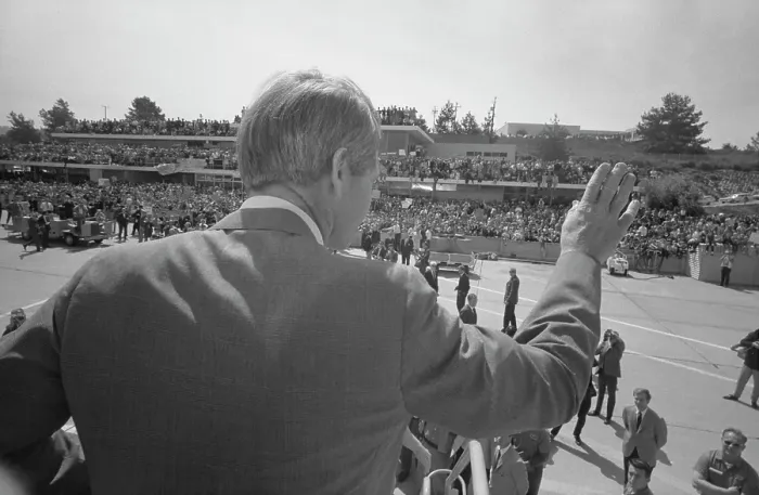 Framed Print : Robert F. Kennedy In Monterey Framed Print : Robert F. Kennedy In Monterey
