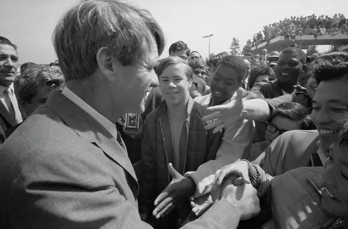 Framed Print : Robert F. Kennedy In Monterey Framed Print : Robert F. Kennedy In Monterey