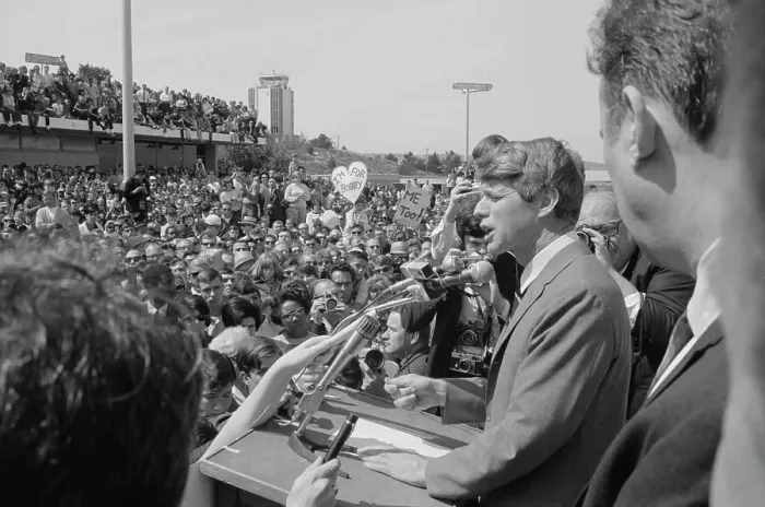 Framed Print : Robert F. Kennedy In Monterey Framed Print : Robert F. Kennedy In Monterey