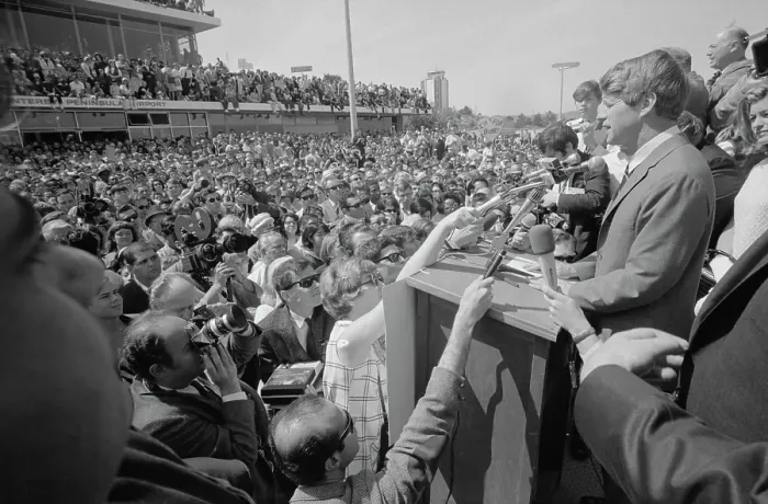 Framed Print : Robert F. Kennedy In Monterey Framed Print : Robert F. Kennedy In Monterey