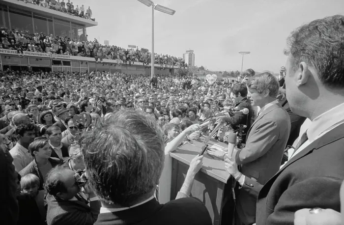 Framed Print : Robert F. Kennedy In Monterey Framed Print : Robert F. Kennedy In Monterey
