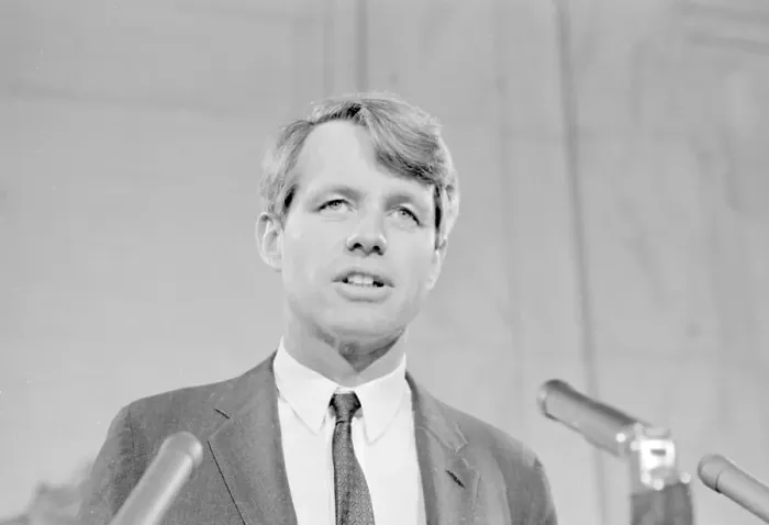 Framed Print : Robert F. Kennedy Speaking at Microphones Framed Print : Robert F. Kennedy Speaking at Microphones