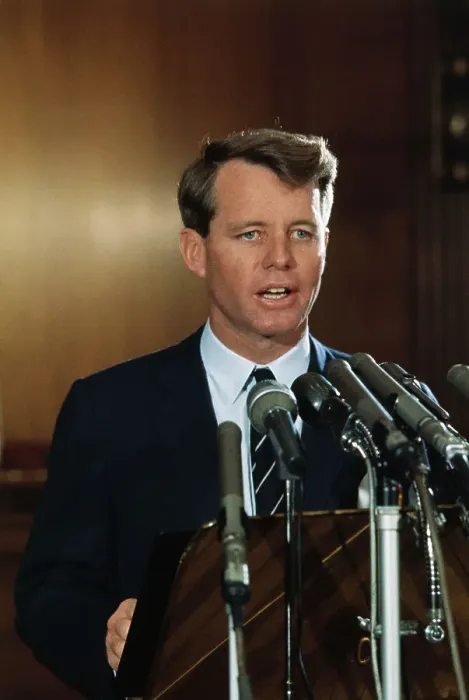 Framed Print : Robert F. Kennedy Talking Into Microphones Framed Print : Robert F. Kennedy Talking Into Microphones