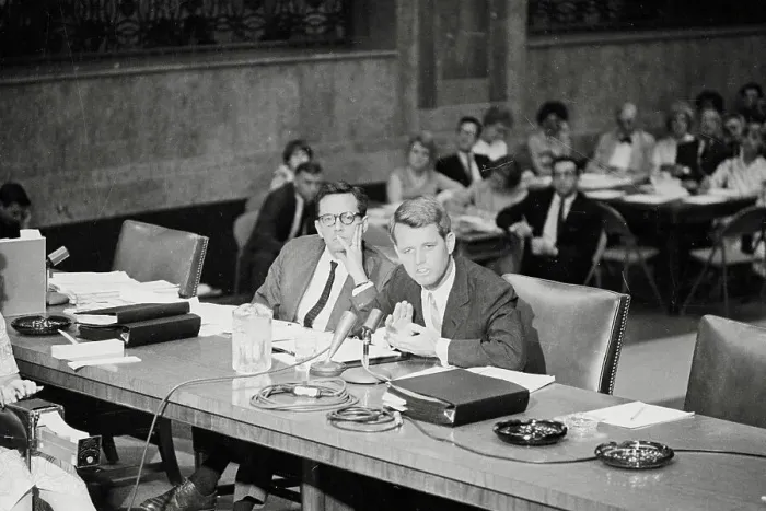 Framed Print : Robert F. Kennedy Testifying to Senate Framed Print : Robert F. Kennedy Testifying to Senate
