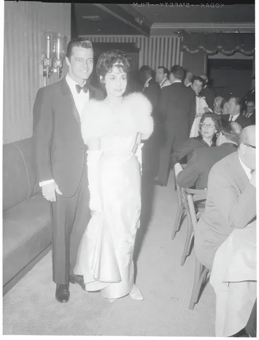 Framed Print : Robert Goulet and Carol Lawrence Posing at nightclub Framed Print : Robert Goulet and Carol Lawrence Posing at nightclub