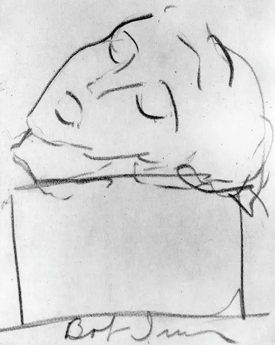 Framed Print : Robert Irwin's Sketch Of Masterpiece Framed Print : Robert Irwin's Sketch Of Masterpiece