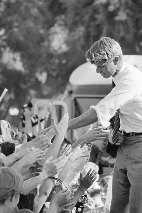 Framed Print : Robert Kennedy on Campaign Trail Framed Print : Robert Kennedy on Campaign Trail