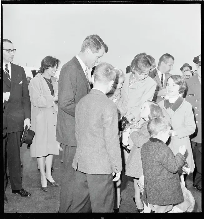 Framed Print : Robert Kennedy and His Children