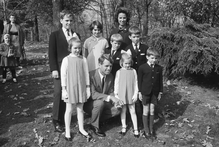 Framed Print : Robert Kennedy with Family on Outing Framed Print : Robert Kennedy with Family on Outing