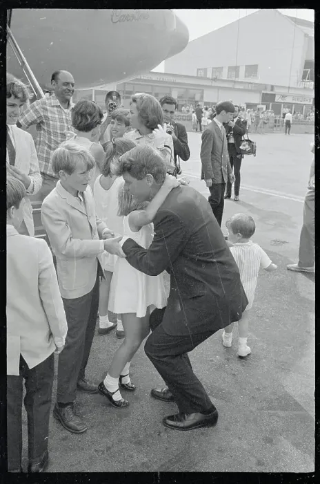 Framed Print : Robert Kennedy Hugging His Daughter Framed Print : Robert Kennedy Hugging His Daughter