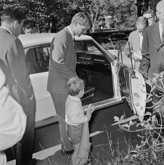 Framed Print : Robert Kennedy And John John