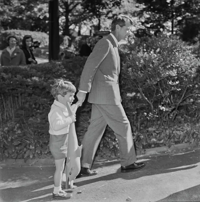 Framed Print : Robert Kennedy And John John