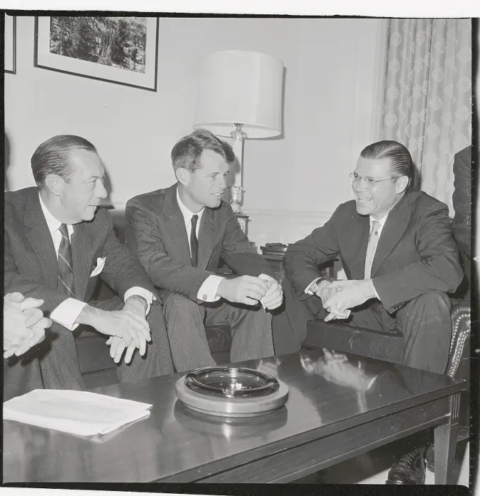 Framed Print : Robert Kennedy Meeting With Leaders Framed Print : Robert Kennedy Meeting With Leaders