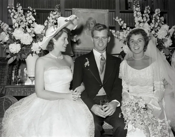 Framed Print : Robert Kennedy with His Sister Eunice and His Bride Ethel Skakel Framed Print : Robert Kennedy with His Sister Eunice and His Bride Ethel Skakel