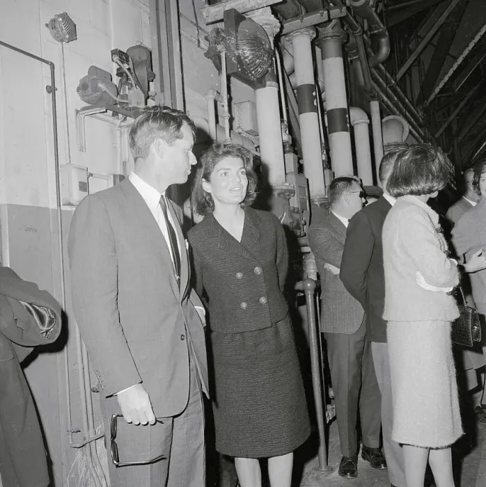 Framed Print : Robert Kennedy Speaking with Jackie Kennedy Framed Print : Robert Kennedy Speaking with Jackie Kennedy
