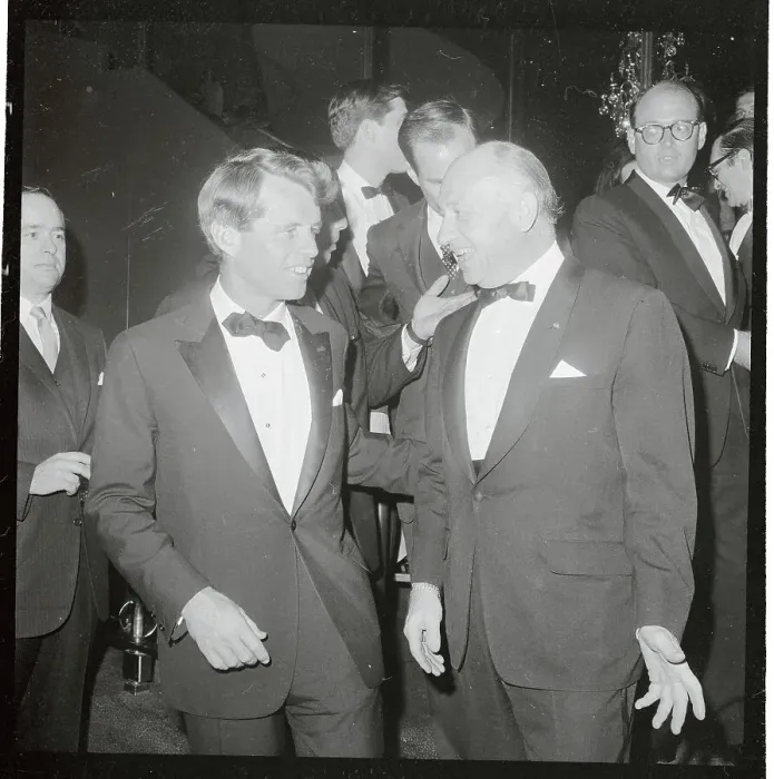 Framed Print : Robert Kennedy Speaking With Jacob Javits Framed Print : Robert Kennedy Speaking With Jacob Javits