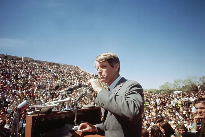 Framed Print : Robert Kennedy Speaking at University of New Mexico Framed Print : Robert Kennedy Speaking at University of New Mexico